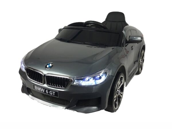 BMW 6 GT, Leder zitje, Rubberen banden, Kinder Accu Auto!