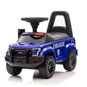 Politie loopauto met sirene lichten en een echte Walkie Talkie