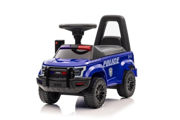 Politie loopauto met sirene lichten en een echte Walkie Talkie