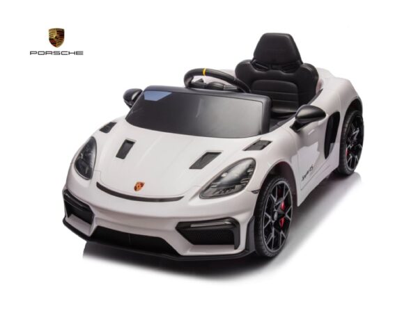 Porsche Spyder RS, 12 volt Kinder Accu Auto, rubberen banden, leder zitje en meer!