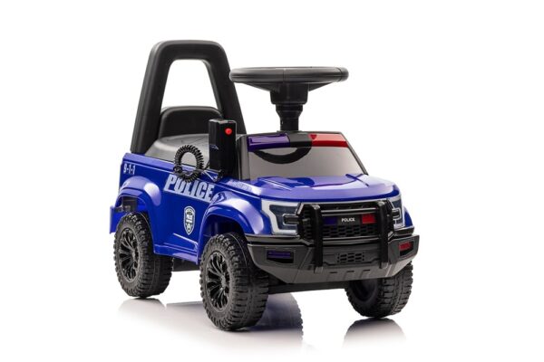 Politie loopauto met sirene lichten en een echte Walkie Talkie - Afbeelding 2