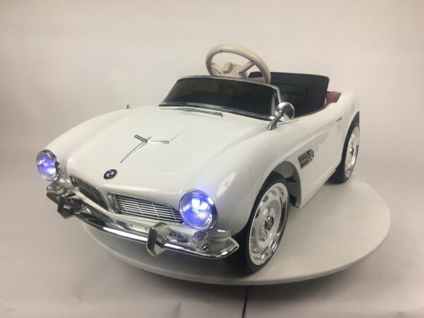 BMW 507 Oldtimer, 12 volt elektrische kinderauto met echte deuren - Afbeelding 2