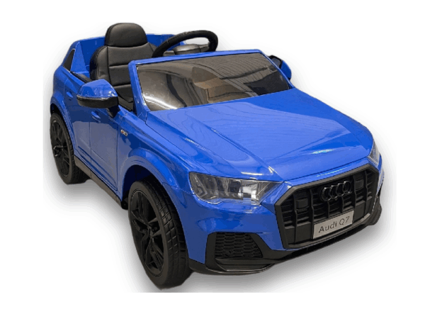 Audi Q7 elektrische kinderauto, 12 volt, rubber banden en meer! - Afbeelding 2