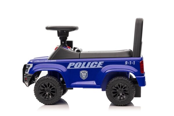 Politie loopauto met sirene lichten en een echte Walkie Talkie - Afbeelding 4