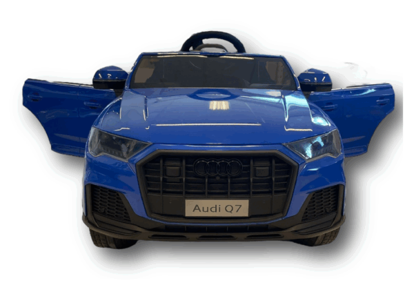 Audi Q7 elektrische kinderauto, 12 volt, rubber banden en meer! - Afbeelding 4