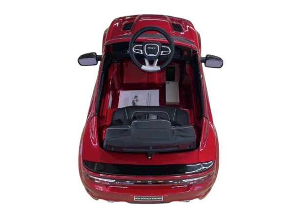 Dodge Charger SRT, 12 volt elektrische kinderauto, Leder zitje, Rubberen banden, Kinder Accu Auto! - Afbeelding 4