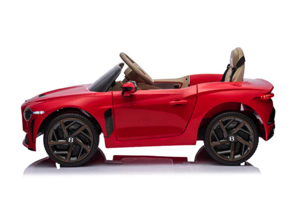 Bentley Bacalar, 12 volt elektrische kinderauto, leder zitje, rubberen banden en meer. - Afbeelding 4
