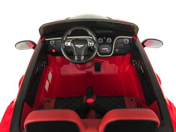 Bentley Supersports, 2 zitter elektrische kinderauto, rubberen banden en meer! - Afbeelding 5