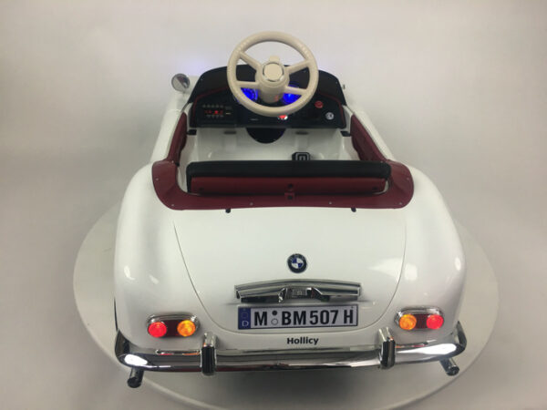 BMW 507 Oldtimer, 12 volt elektrische kinderauto met echte deuren - Afbeelding 6