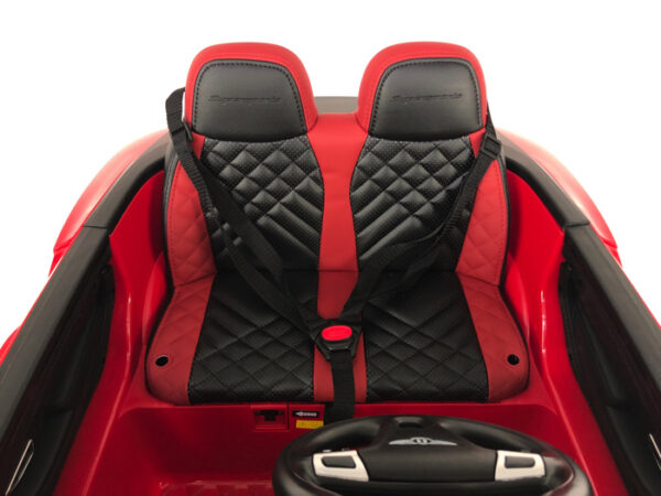 Bentley Supersports, 2 zitter elektrische kinderauto, rubberen banden en meer! - Afbeelding 6