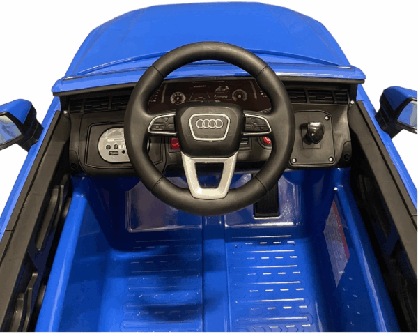 Audi Q7 elektrische kinderauto, 12 volt, rubber banden en meer! - Afbeelding 7
