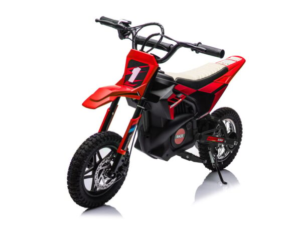 Crossmotor, 24 volt elektrische kinder motor met geveerde wielen