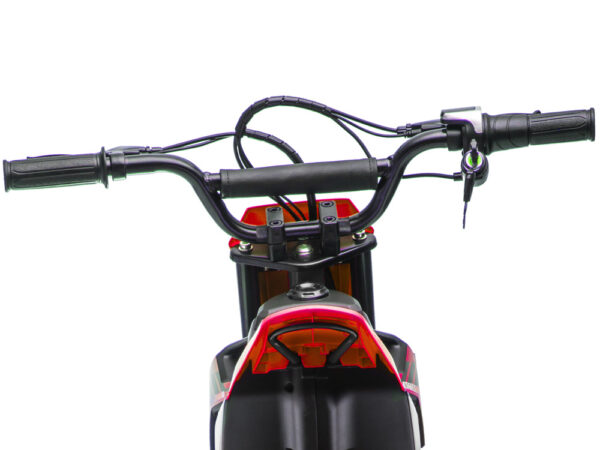 Crossmotor, 24 volt elektrische kinder motor met geveerde wielen - Afbeelding 11