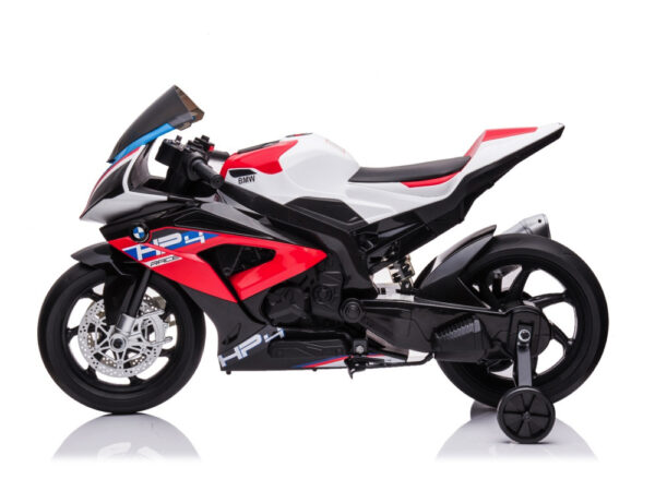 BMW HP4, 12v Kinder Accu Motor met rubberen banden en meer - Afbeelding 4