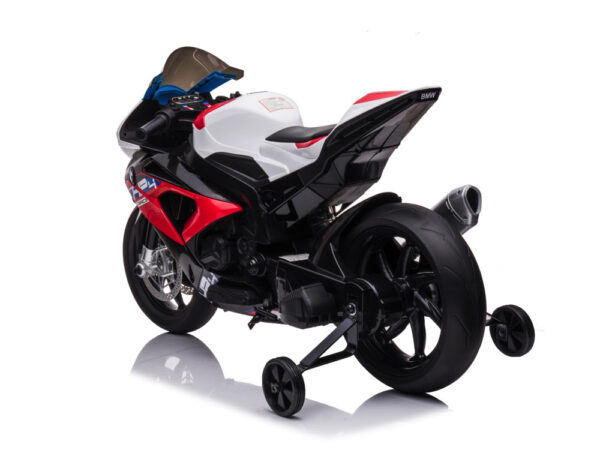 BMW HP4, 12v Kinder Accu Motor met rubberen banden en meer - Afbeelding 5