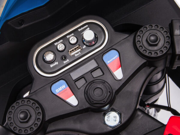 BMW HP4, 12v Kinder Accu Motor met rubberen banden en meer - Afbeelding 7