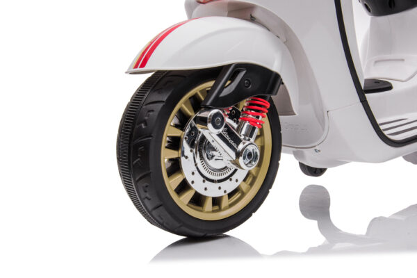 Vespa Sprint, 12 volt elektrische scooter met muziek en meer! - Afbeelding 8