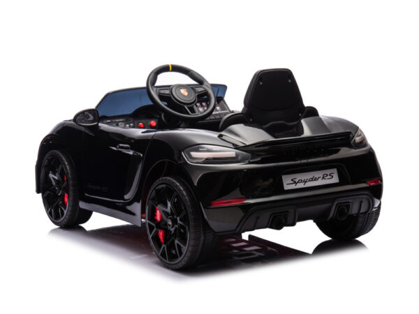 Porsche Spyder RS, 12 volt Lithium accu, rubberen banden, leder zitje en meer! - Afbeelding 4