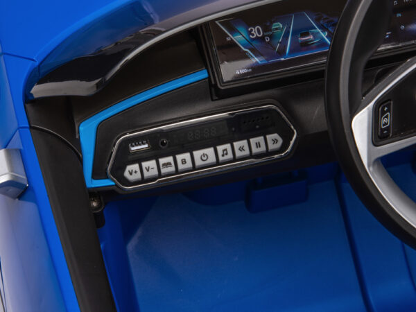 BMW i4, elektrische kinderauto, 12v, leren zitje, muziekmodule en meer! - Afbeelding 10
