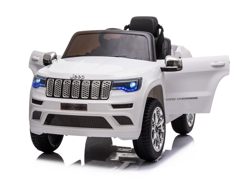 Jeep Grand Cherokee, 12 volt elektrische kinderauto, Leder zitje en meer! - Afbeelding 2