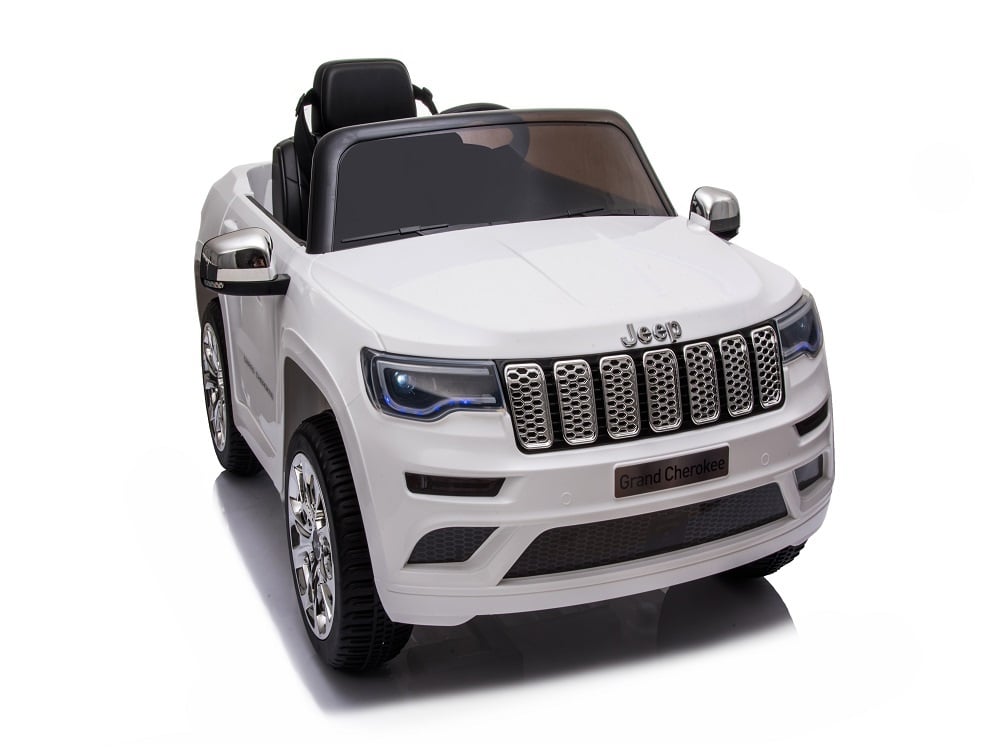 Jeep Grand Cherokee, 12 volt elektrische kinderauto, Leder zitje en meer! - Afbeelding 3
