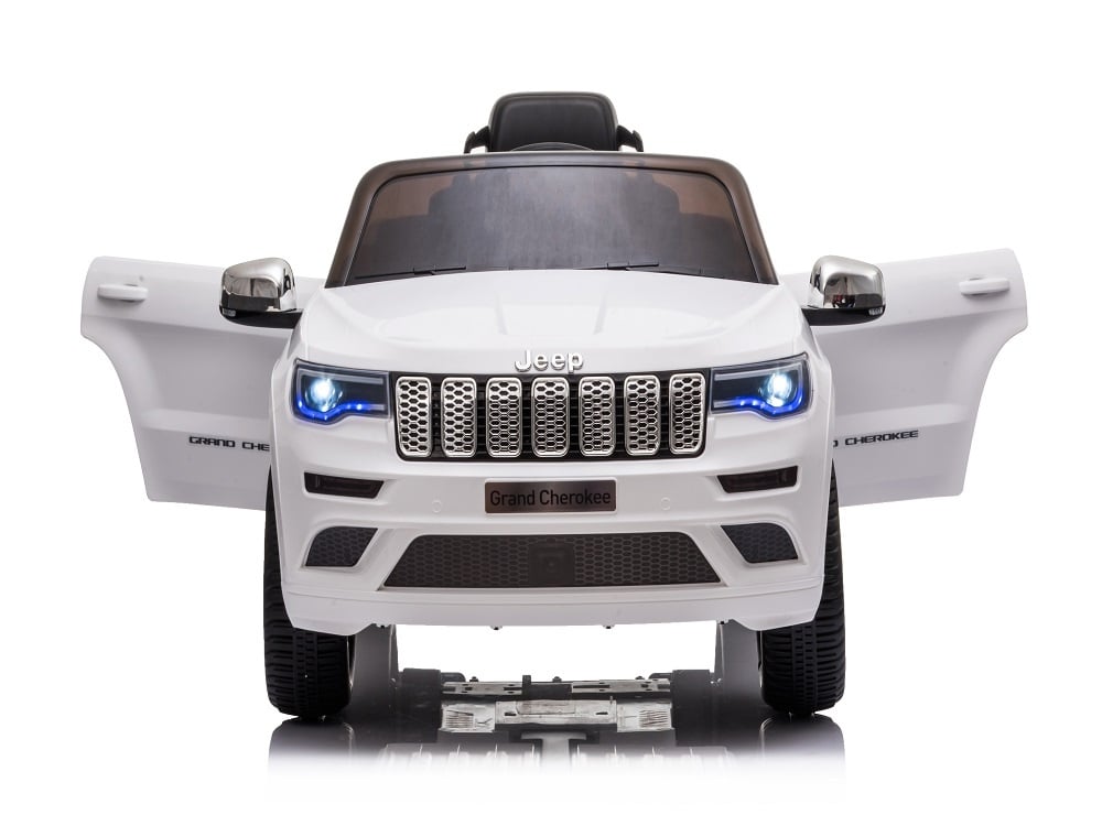 Jeep Grand Cherokee, 12 volt elektrische kinderauto, Leder zitje en meer! - Afbeelding 4