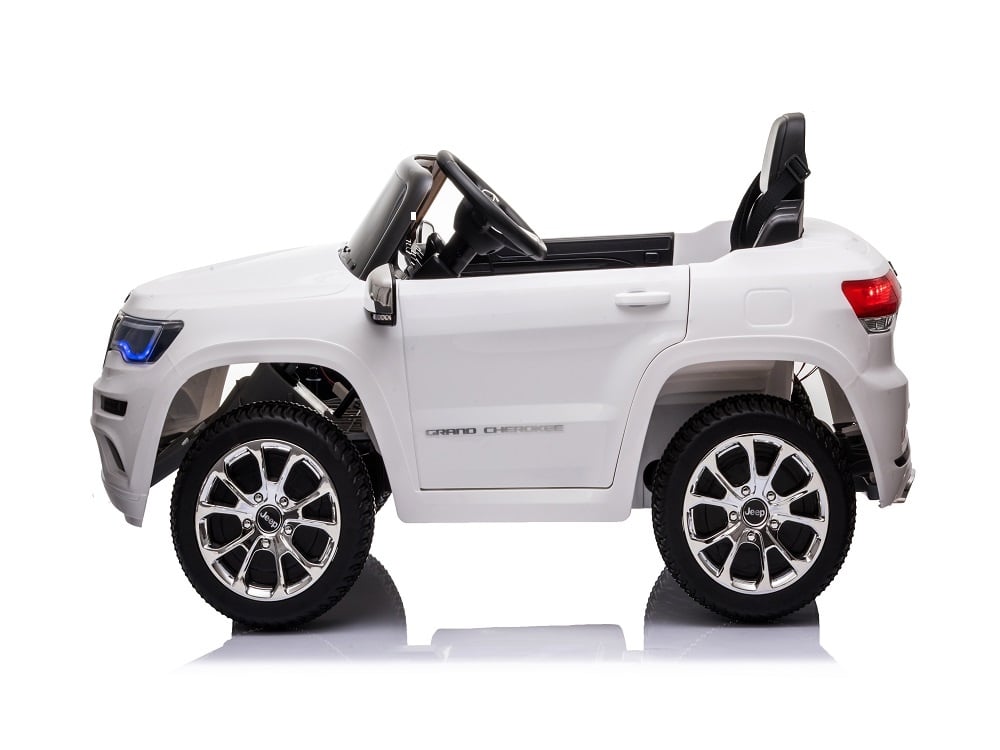 Jeep Grand Cherokee, 12 volt elektrische kinderauto, Leder zitje en meer! - Afbeelding 5