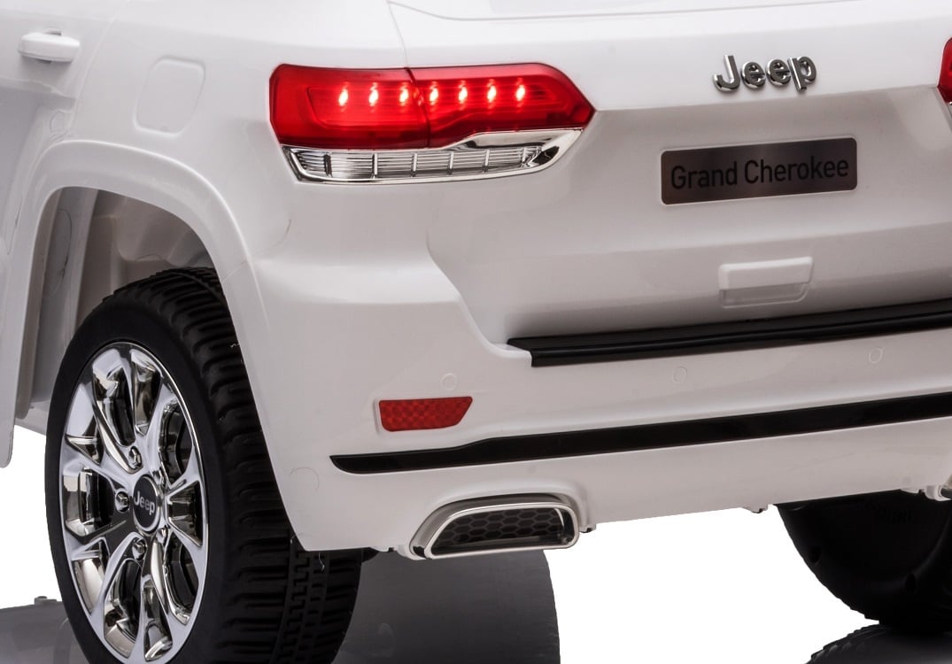 Jeep Grand Cherokee, 12 volt elektrische kinderauto, Leder zitje en meer! - Afbeelding 9