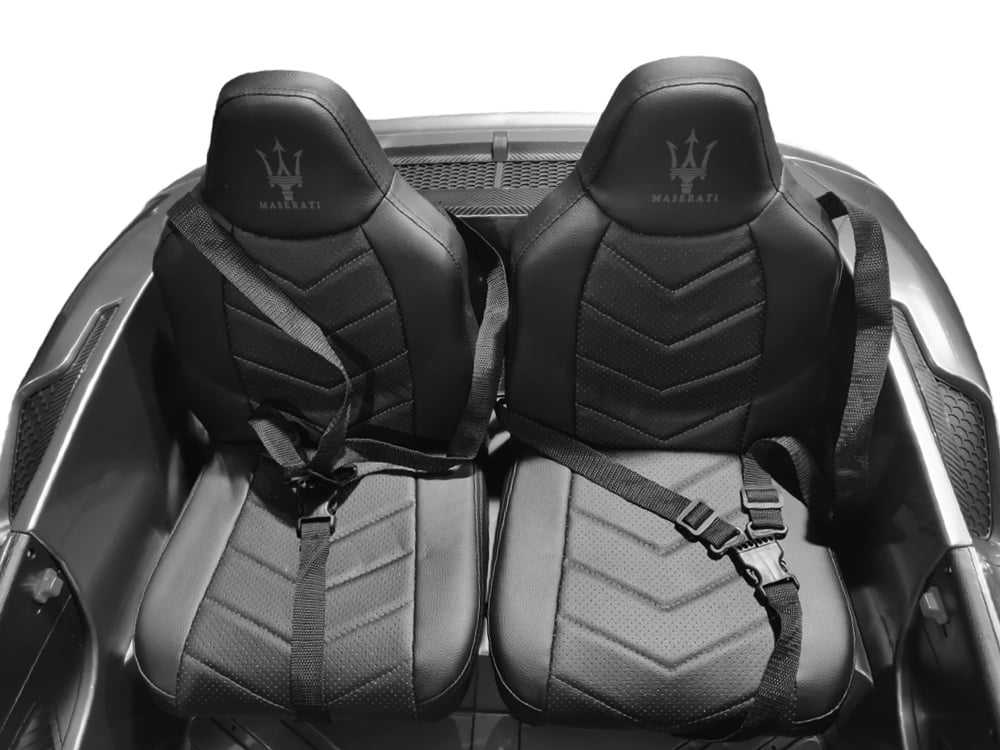 Maserati MC20 2-zitter, 24v elektrische kinderauto, rubberen banden, leder zitje. - Afbeelding 10