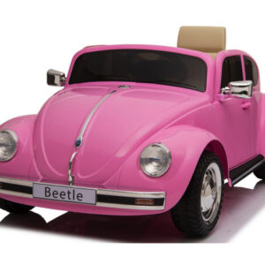 Volkswagen Beetle Oldtimer, 12 volt kinderauto met rubberen banden en meer!