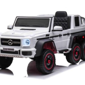 Mercedes-Benz G63 6x6, 12v met rubberen banden en meer!