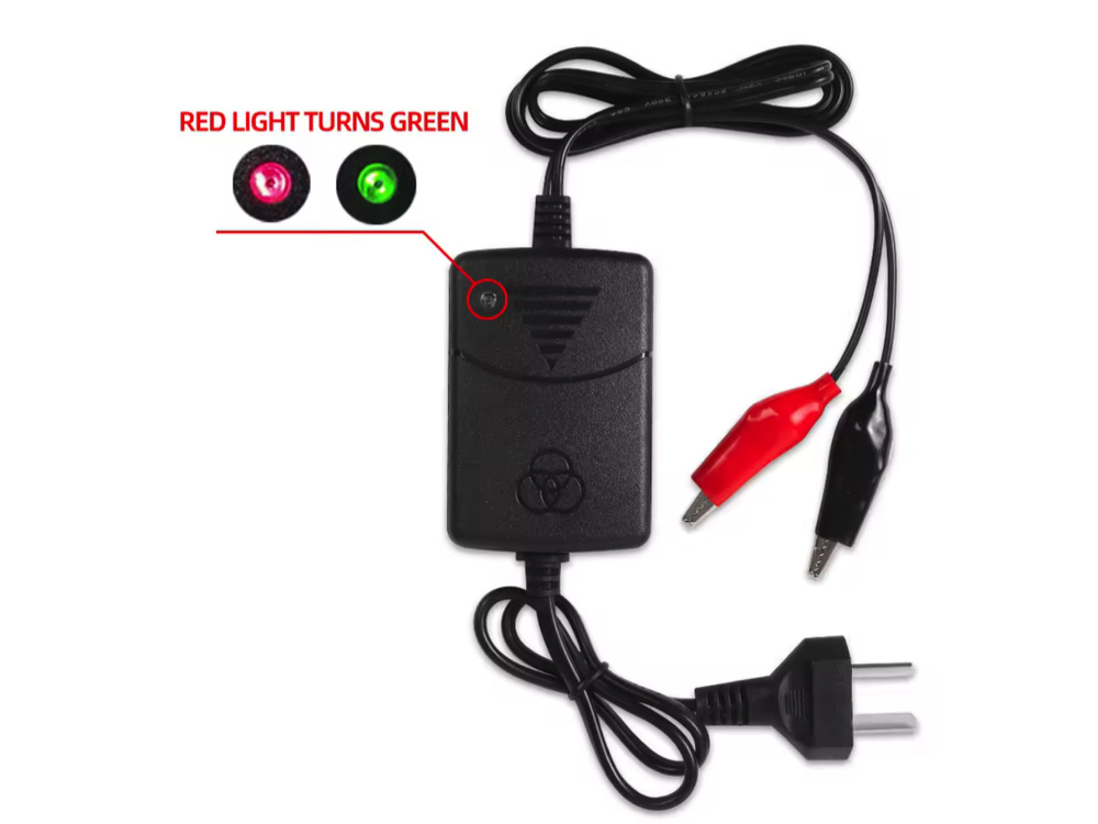 12 Volt 1300Ma Oplader Met Klemmen Voor Loodaccu's. - Afbeelding 3