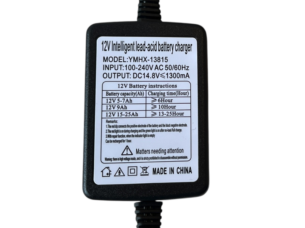 12 Volt 1300Ma Oplader Met Klemmen Voor Loodaccu's. - Afbeelding 5