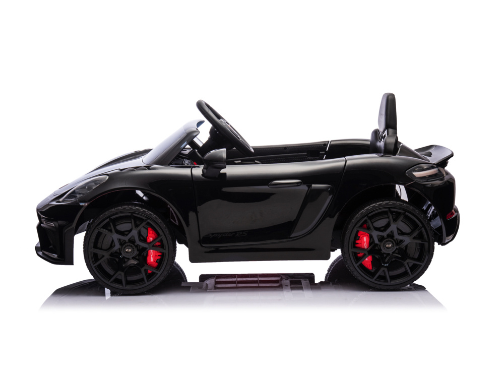Porsche Spyder Rs, 12 Volt Lithium Accu, Rubberen Banden, Leder Zitje En Meer! - Afbeelding 5