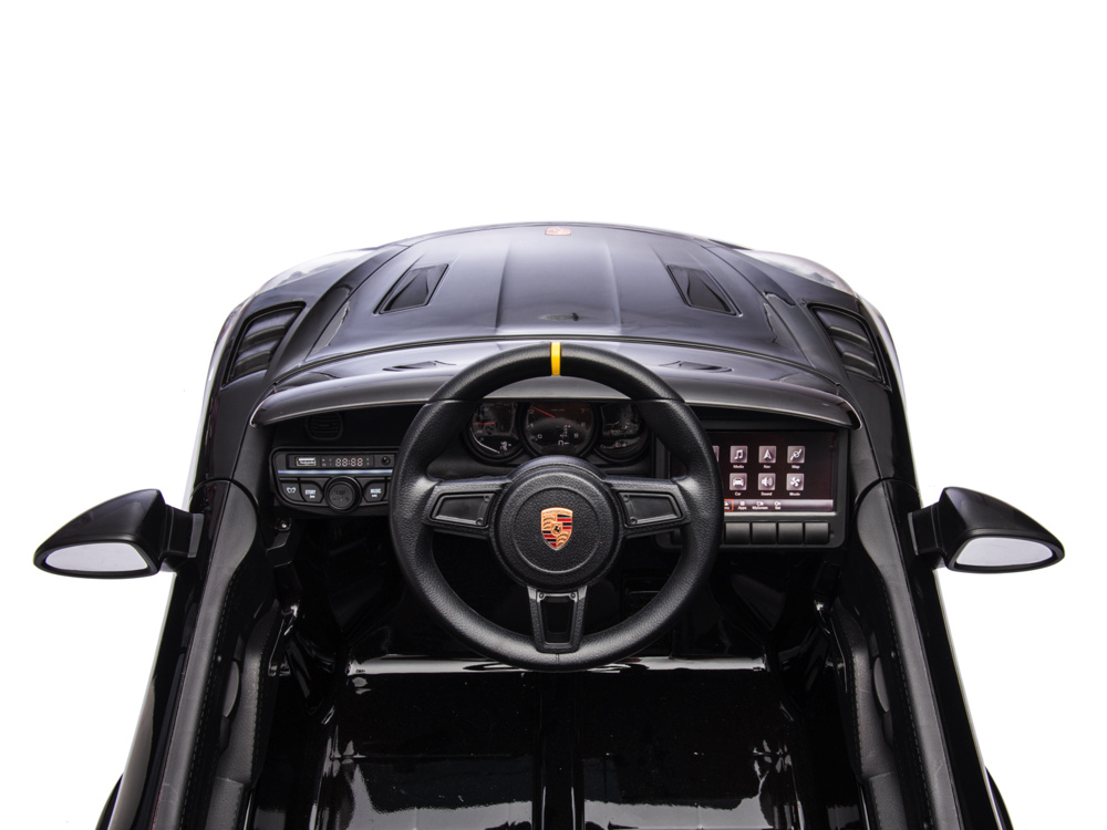 Porsche Spyder Rs, 12 Volt Lithium Accu, Rubberen Banden, Leder Zitje En Meer! - Afbeelding 6