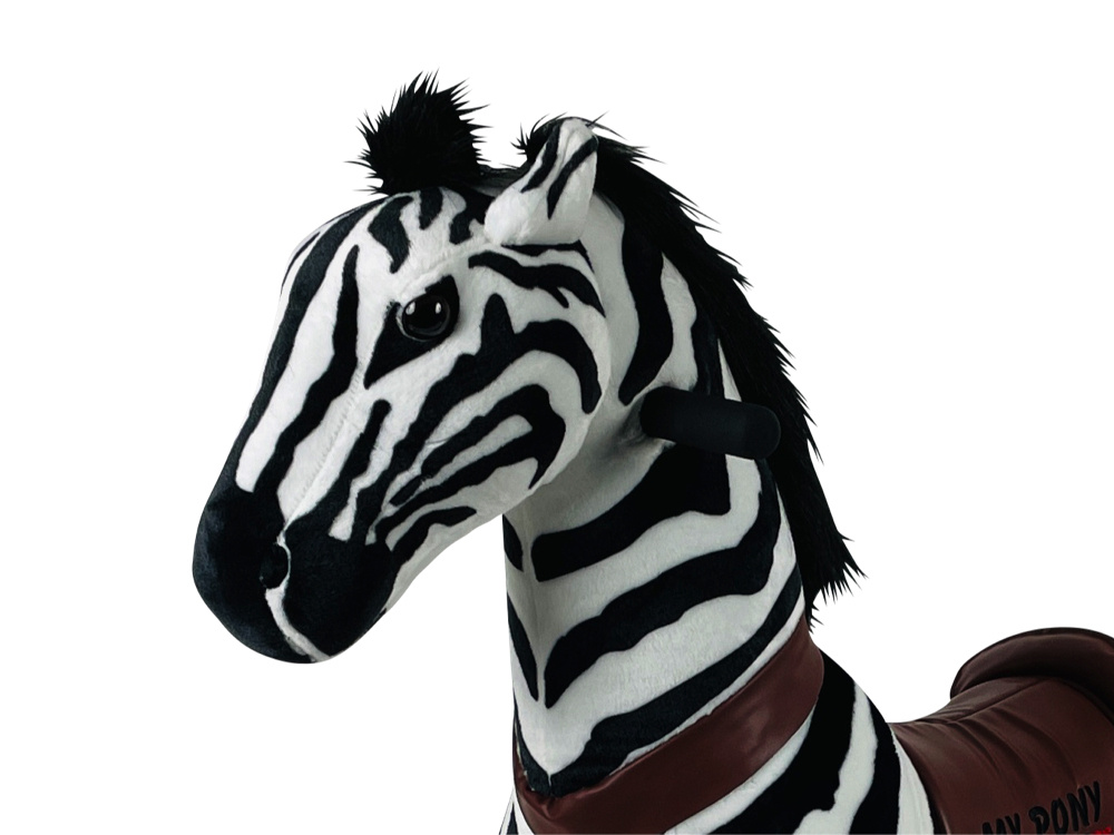 My Pony, Rijdend Speelgoed Zebra Van Rollzone ® , 4 - 10 Jaar (Mp2001-M) - Afbeelding 2