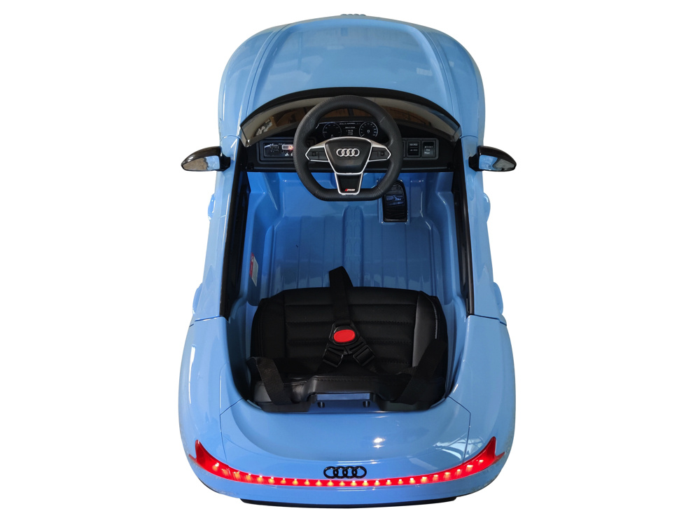 Audi Rs E-Tron Gt, 12 Volt Elektrische Kinder Voertuig Met Muziek Module En Meer! - Afbeelding 5