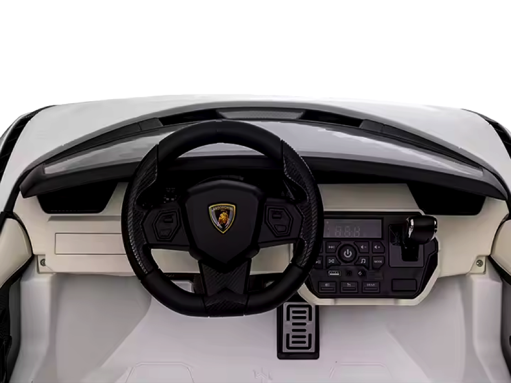 Lamborghini Sian, 2-Persoons 24 Volt Elektrische Kinderauto Met Rubberen Banden, Leder Zitje En Meer - Afbeelding 6