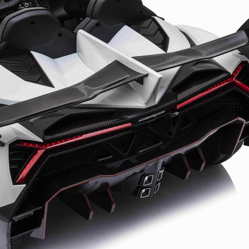Lamborghini Veneno, 2-Persoons Elektrische Kinderauto Met 4 Motoren En Meer. - Afbeelding 6