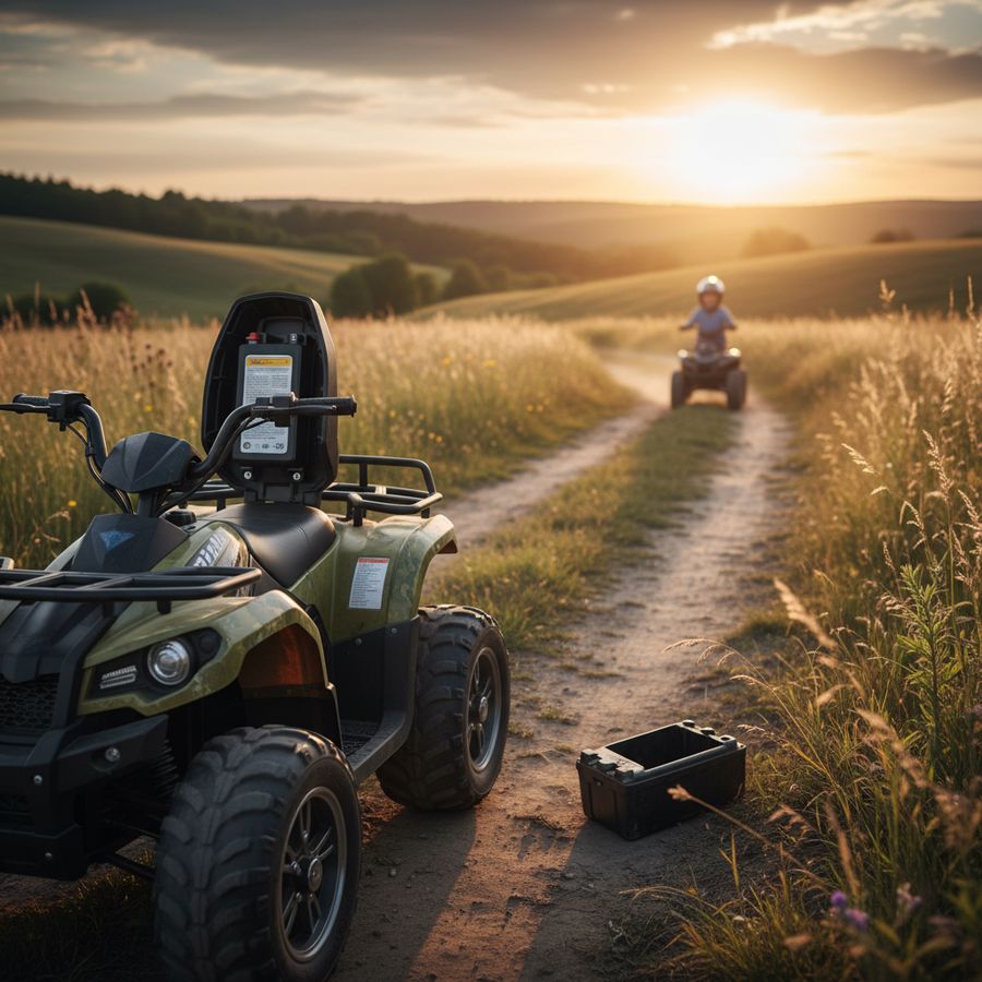 Accu van een kinderquad: levensduur in de praktijk