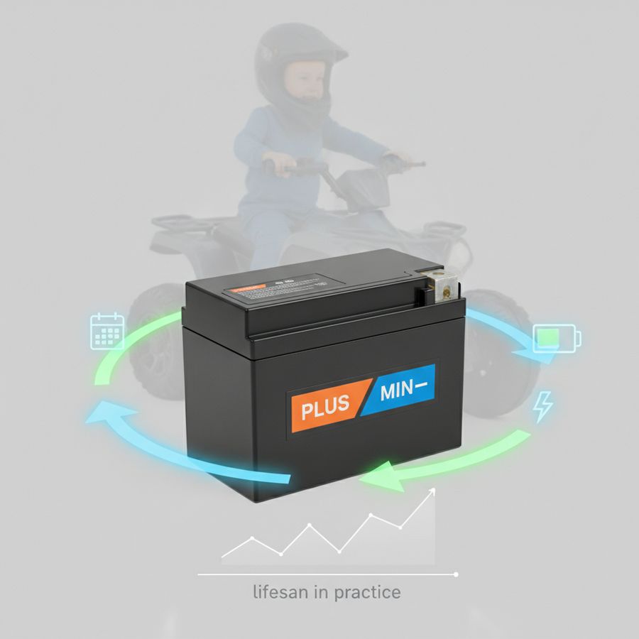 Accu van een kinderquad: levensduur in de praktijk